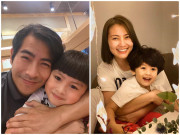 Làm mẹ - Khoảnh khắc bố nào con nấy, giống nhau y hệt của con trai Ngọc Lan Thanh Bình