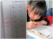 Làm mẹ - Anh học lớp 1 dạy em cách viết chữ "a" đầy thông minh, mọi người: Cô giáo sẽ gạch sai!