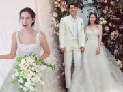 Thời trang - Cô dâu Son Ye Jin diện 2 chiếc váy trong lễ cưới, chị em nhìn chỉ muốn cưới ngay!