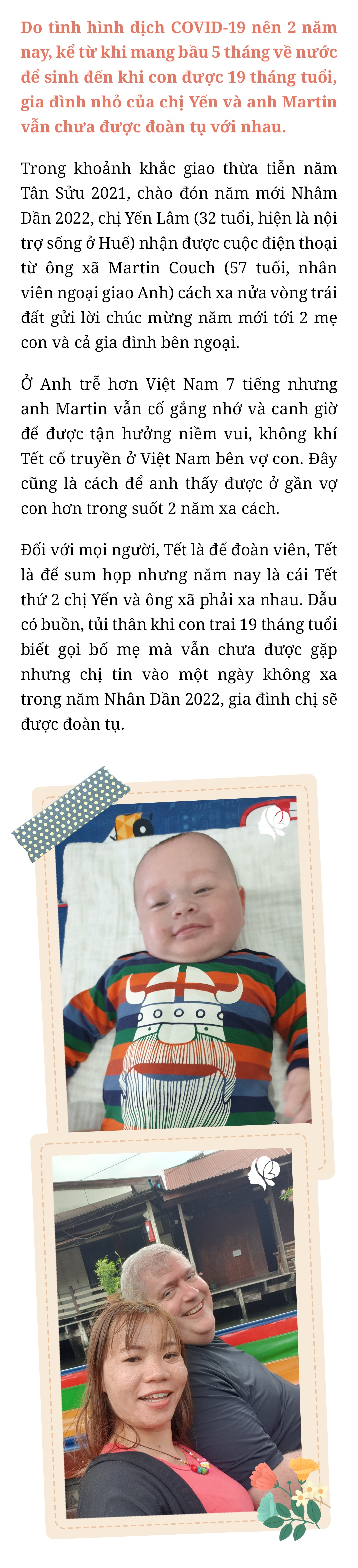 Cô giúp việc Huế lấy nhà ngoại giao Anh, đi đẻ vắng  bóng chồng, con 2 tuổi chưa gặp bố - 4