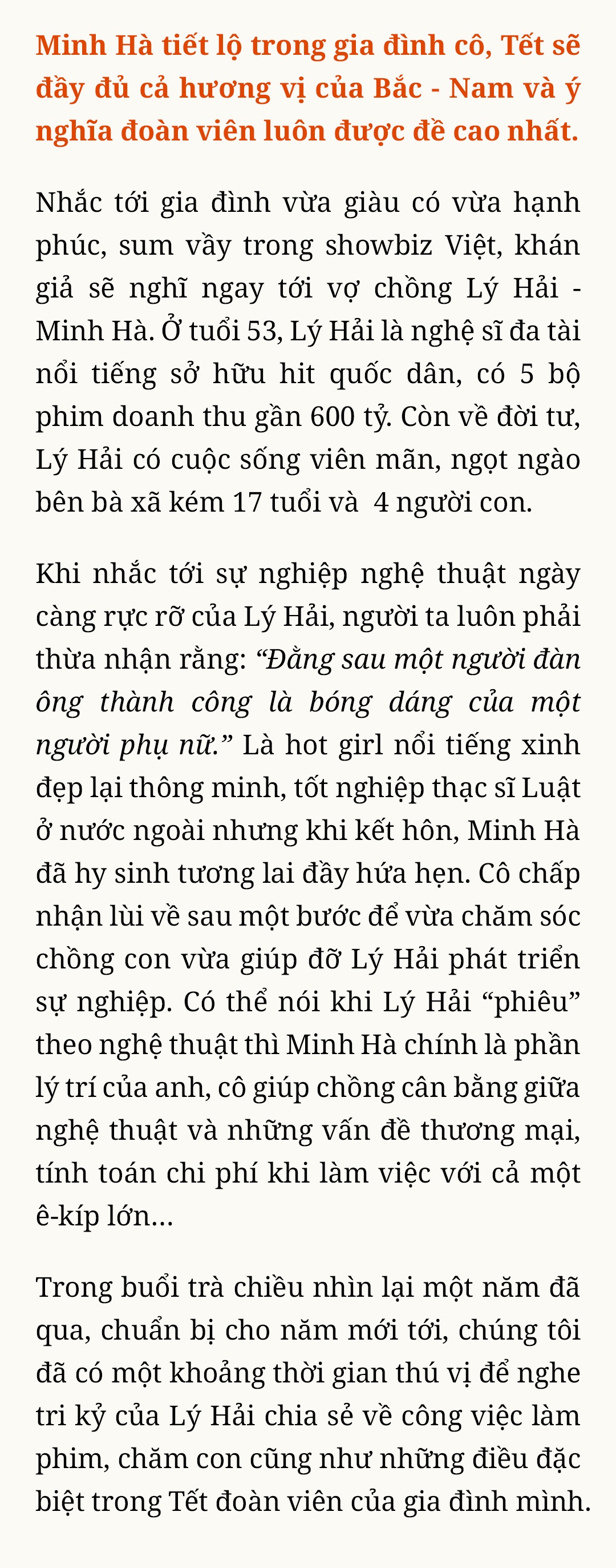 Minh Hà: amp;#34;Anh Lý Hải có động lực làm việc lớn vì không muốn trở lại quá khứ cơ cựcamp;#34; - 4