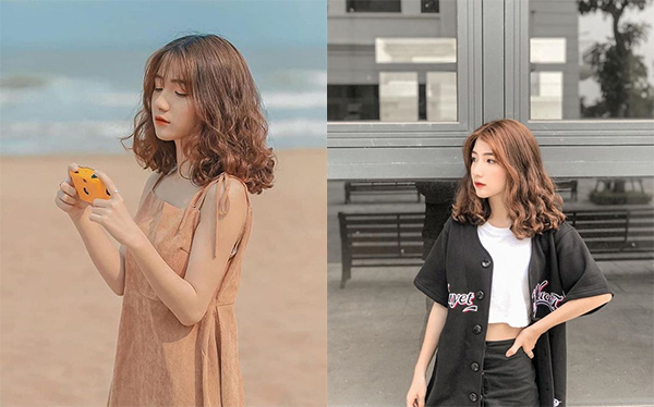 10 kiểu tóc ngắn uốn gợn sóng đẹp trẻ trung hot nhất hiện nay - 1