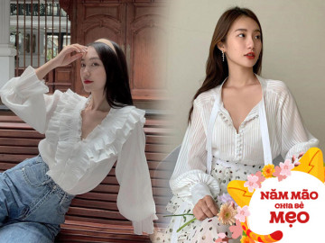 10 công thức phối đồ chứng minh, tận dụng áo blouse trắng công sở để diện Tết vẫn đẹp long lanh