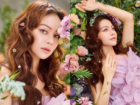 Hải Yến Idol giảm cân sau sinh con gái thứ 2, gọn gàng như nàng Xuân trong sản phẩm mới