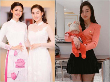 Cặp chị em ruột duy nhất cùng làm Á hậu Việt, lấy đại gia hơn tuổi nhưng khác hẳn khoản khoe con