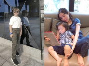 Con trai lai Mỹ của Elly Trần chân dài siêu thực ở tuổi lên 7, tính cách làm mẹ bó tay
