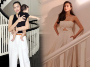 Làm đẹp - Tăng Thanh Hà bế con trai cưng vẫn khoe cơ bụng không mỡ thừa, dáng gái 3 con chuẩn khỏi chỉnh