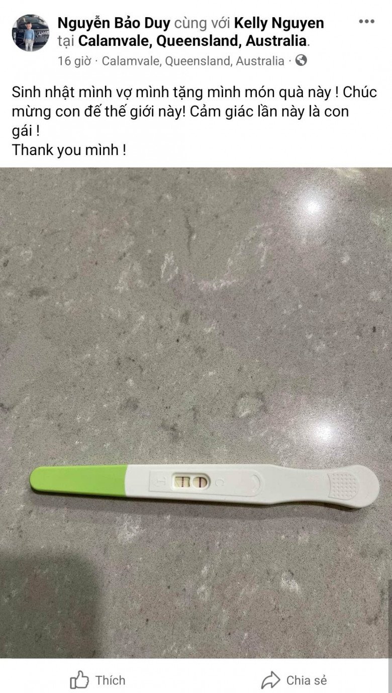 Thông báo chuẩn bị đón thêm con, cặp đôi nhận được nhiều lời chúc mừng.