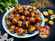 Bếp Eva - Làm hạt dẻ tẩm đường thơm nức, ngọt ngào lại bùi bùi, Tết khách đến chơi thi nhau hỏi xin công thức