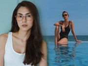 Làm đẹp - Vừa qua 2023, Tăng Thanh Hà "chơi lớn" diện bikini, hiếm hoi khoe trọn đường cong mẹ 3 con