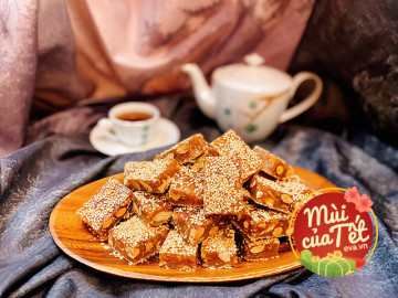 Tự làm kẹo chuối siêu tốc chỉ 30 phút là xong, dẻo ngọt thơm ngon tha hồ đãi khách Tết này