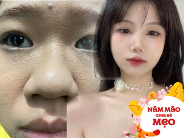 Hí hửng trang điểm, cô gái nhận kết quả thảm hoạ: Chị em làm đẹp đón Tết chú ý điều này