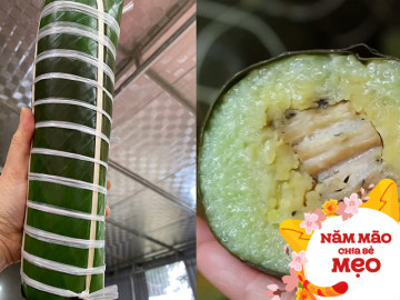 Cách làm bánh tét (bánh đòn) truyền thống bằng lá chuối nhanh, đơn giản nhất