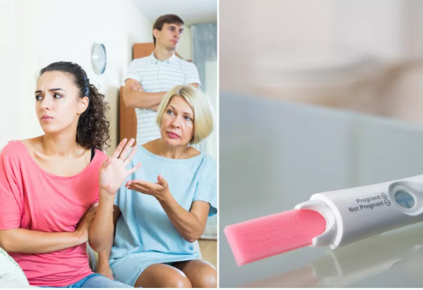 Thai phụ bị sốc trước hành động của chồng. (Ảnh minh họa)