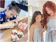 Cadie Mộc Trà 8 tuổi chăm chỉ giúp mẹ kiếm tiền sau giờ học vì bố Tây cắt trợ cấp sinh hoạt