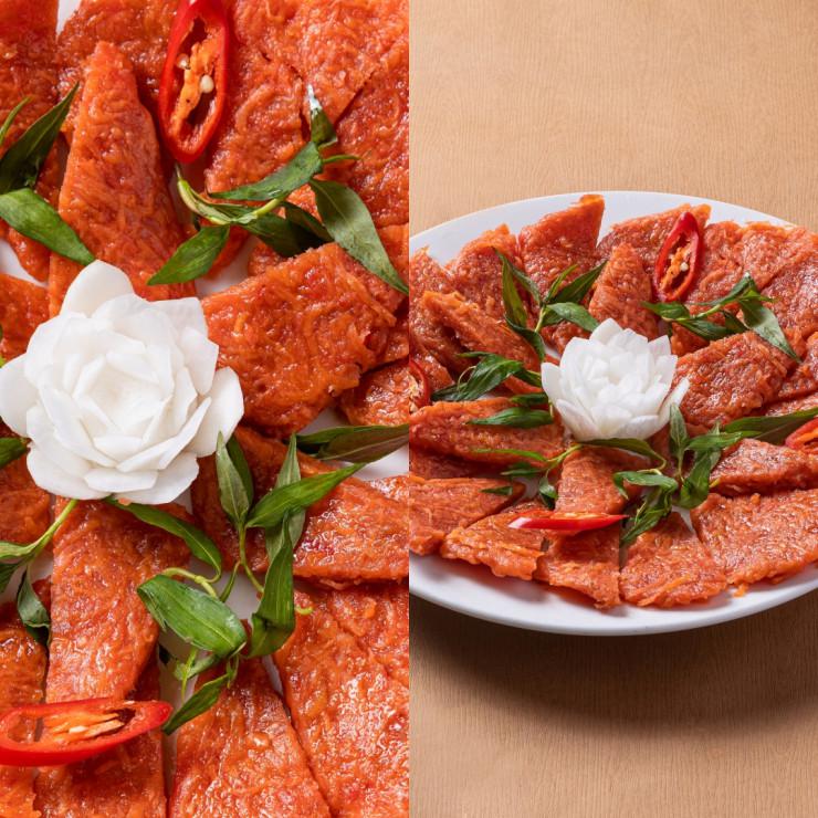 Vẻ đẹp của món chay.