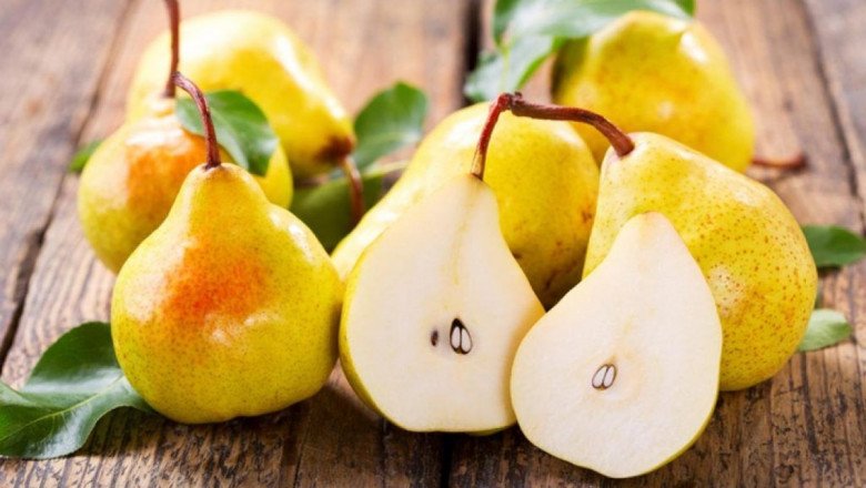 Quả lê chứa rất nhiều chất xơ, có lợi cho việc giảm cân. (Ảnh minh họa)