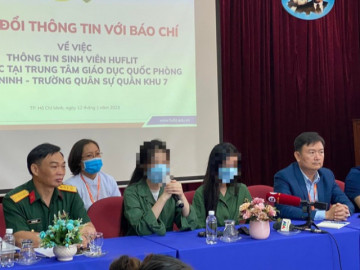 Họp báo về vụ nữ sinh viên HUFLIT: Không hề có chuyện xâm hại xảy ra