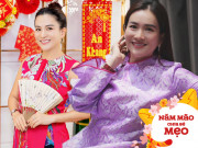 Thời trang - Bà xã Bình Minh diện gần chục áo dài đón Tết, U50 "nấm lùn" bùng nổ nhan sắc với đúng 1 dáng áo