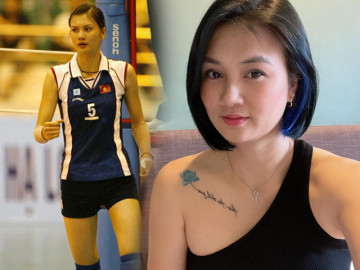 Hoa khôi bóng chuyền Kim Huệ tuổi 40: Bụng múi uy tín, dung nhan vẫn xinh như mộng