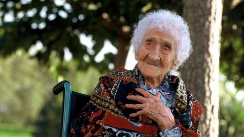 Cụ bà người Pháp Jeanne Calment thọ hơn 122 tuổi. (Ảnh minh họa)