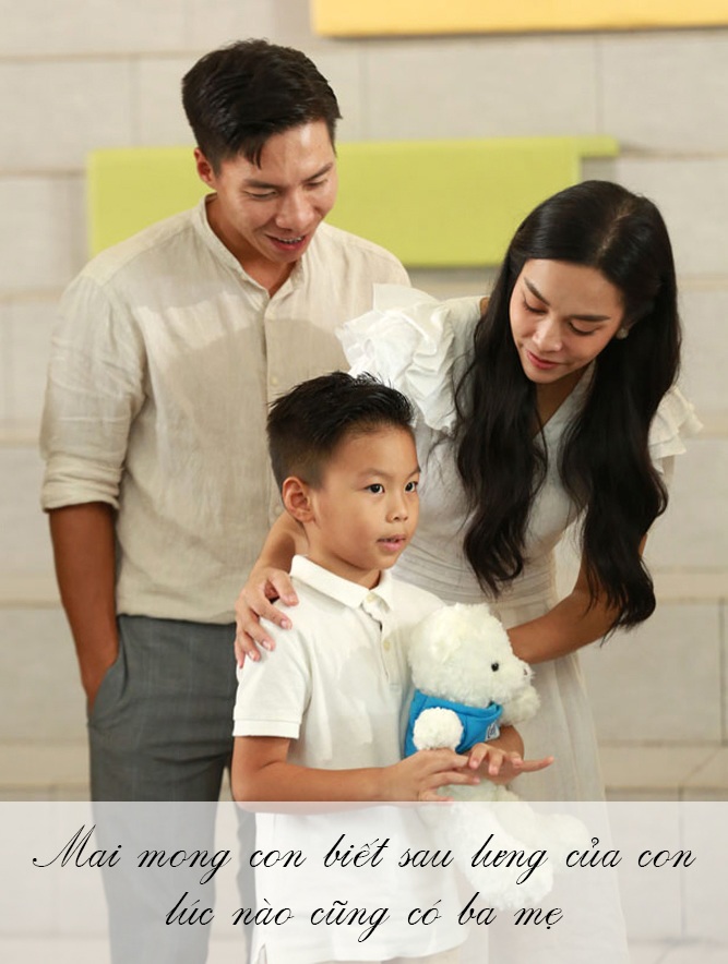 “Mai mong con biết sau lưng của con lúc nào cũng đều có ba mẹ hết”, vợ Quốc Nghiệp thổ lộ.