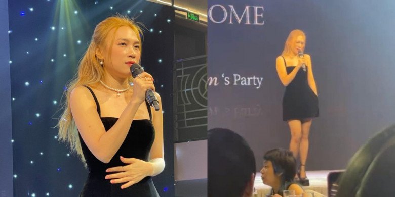 Mỹ Tâm cố ý mặc chiếc đầm ôm để bác bỏ tin đồn có em bé.