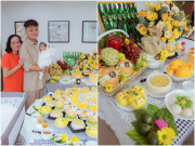 Làm mẹ - Vất vả thụ tinh nhân tạo để có con, Trịnh Tú Trung làm mâm cúng đầy tháng cho bé có cả "vàng thỏi"