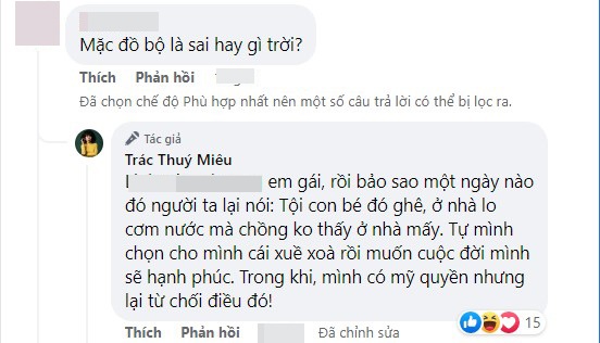 Trác Thúy Miêu nói chuyện phụ nữ mặc đồ bộ và amp;#34;trà xanhamp;#34;, chị em bỉm sữa bất bình - 10