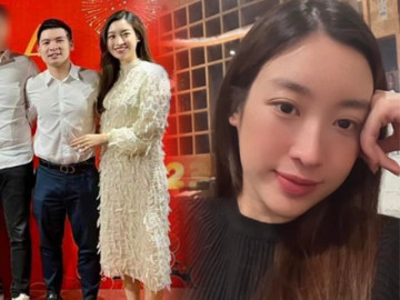 Đỗ Mỹ Linh khoe cận làn da chuẩn dâu hào môn, gương mặt phúng phính như có tin vui nhưng vẫn đẹp