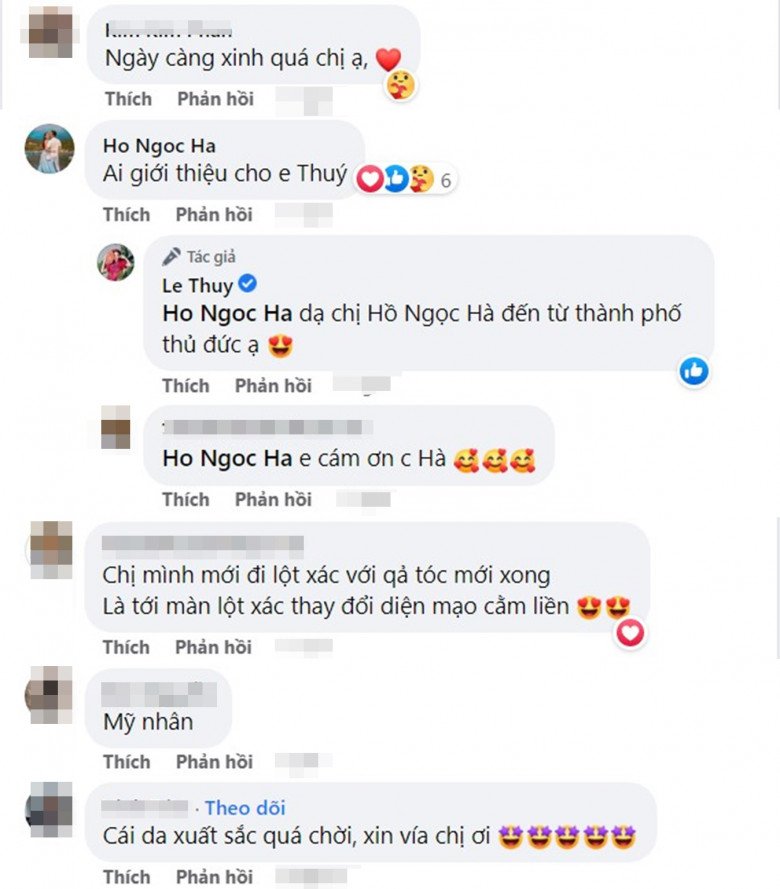 Dân tình dành nhiều lời khen có cánh cho nhan sắc của Lê Thúy hiện tại. Màn lột xác này góp công lớn còn ở màn tư vấn của Hồ Ngọc Hà.