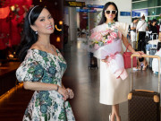 Thời trang - Em gái tỷ phú ở Mỹ của Cẩm Ly về quê ăn Tết, tay xách túi gần nửa tỷ, 2 tay kéo 2 vali giá "đẳng cấp" chẳng kém