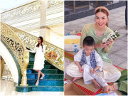 Làm mẹ - Cảnh đón Tết của quý tử tập đoàn siêu giàu có trong cung điện dát vàng Quận 2 khiến ai cũng trầm trồ