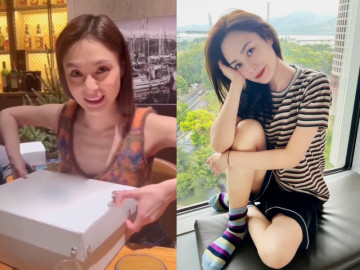 Từng béo đến nứt quần áo, Chung Hân Đồng giờ gầy trơ xương ngực, nhìn mà sợ