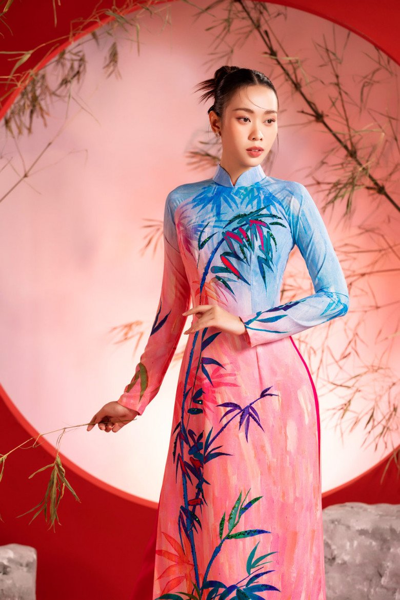 Hoa hậu Việt có tên amp;#34;kêu như chuôngamp;#34; diện áo dài, kêu gọi bảo tồn và phát triển cây tre Việt Nam - 4