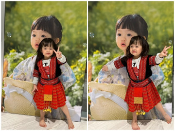 Sao Việt 24h: Con gái Cường Đô La và vợ người Tày hoá gái dân tộc xinh hết nấc, mẹ thắc mắc về độ điệu