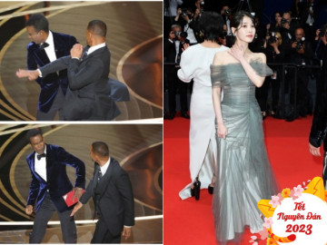 Khoảnh khắc "bùng nổ" nhất thảm đỏ năm qua: Những màn hớ hênh chưa sốc bằng cái tát "trời giáng" vì vợ