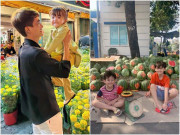 Làm mẹ - Cận Tết, nhiều con sao Việt miệt mài ra vỉa hè bán hoa quả phụ bố mẹ