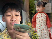 Thời trang - Suchin nhà Cường Đôla bé tí đã biết điệu, thích mặc áo dài miễn được khen xinh