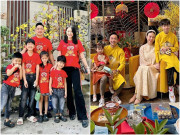 Làm mẹ - Con riêng Cường Đôla, Lê Phương đón Tết Nguyên Đán 2023 hạnh phúc bên gia đình mới của bố mẹ