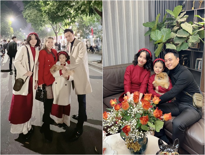 Tết của sao: Dâu mới nhà tỷ phú Johnathan Hạnh Nguyễn khoe ảnh bên bố chồng, Hồng Đăng thắm thiết ôm vợ con - 6