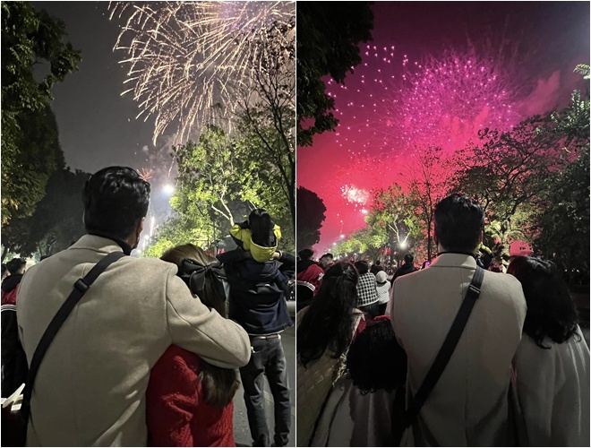 Tết của sao: Dâu mới nhà tỷ phú Johnathan Hạnh Nguyễn khoe ảnh bên bố chồng, Hồng Đăng thắm thiết ôm vợ con - 5