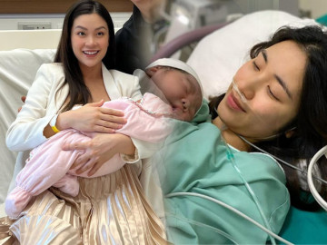 Một nàng hậu chứng minh vẻ đẹp xuất chúng, khoe mặt mộc hoàn hảo ngay trên bàn đẻ