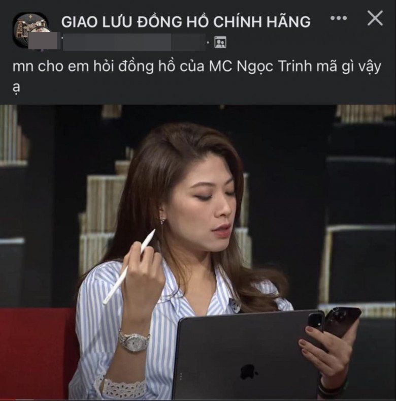 Ngày vía Thần Tài, BTV Ngọc Trinh đeo kim cương sáng choang đi làm, xứng danh MC mặc đắt nhất VTV - 4