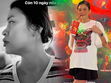 Bầu sắp sinh, Á hậu kêu trời vì bị em bé “tung quyền cước” từ đêm đến sáng