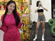 Bà bầu - “Tình địch của Hương Giang” khoe dáng “khét lẹt” sau Tết, dân tình không tin đây là body của gái một con