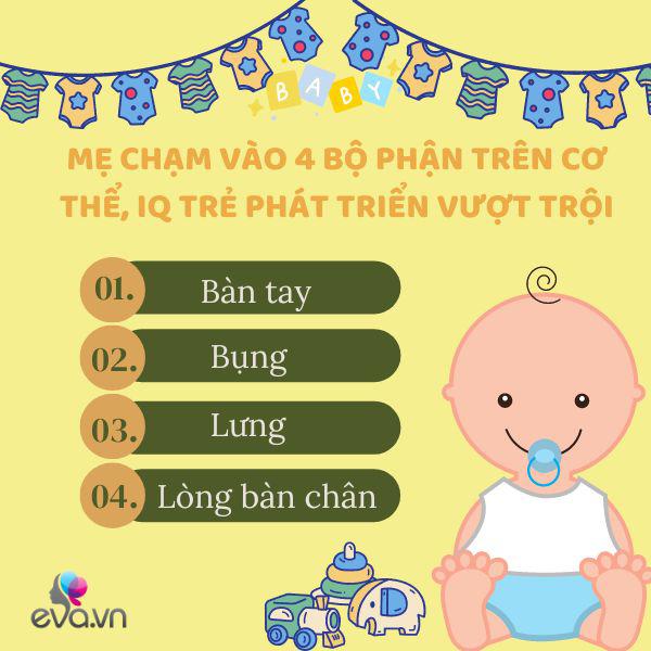 IQ của trẻ sẽ tăng đều trong tương lai, nếu mẹ thường xuyên chạm vào 4 bộ phận này trên cơ thể - 3