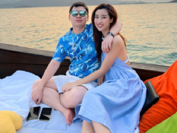 Hoa hậu Đỗ Mỹ Linh lộ bụng nhô cao, được dự đoán sắp sinh cháu trai thứ 2 cho bầu Hiển