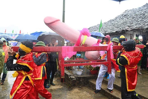 Sinh khí thực nam năm nay dài 1,3 mét và nặng khoảng 60kg.