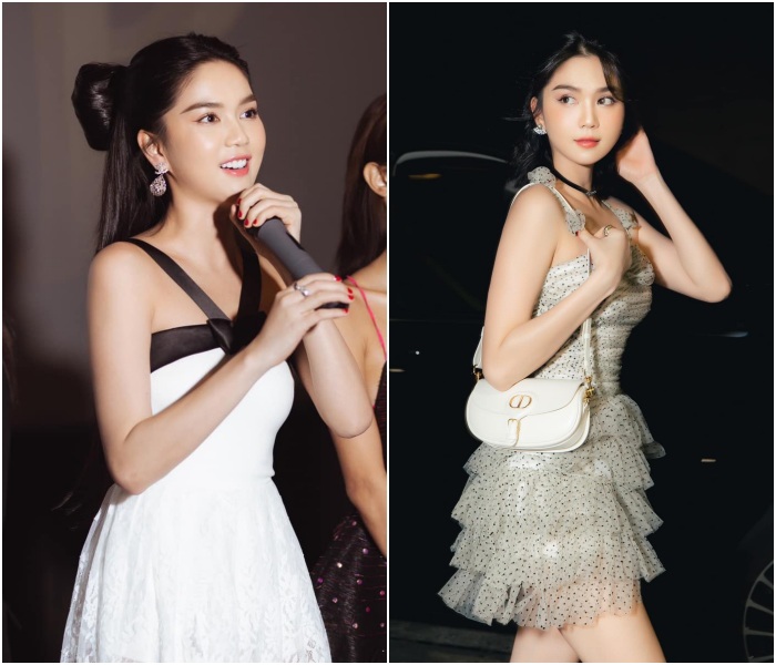 Trong những ngày Cinetour, Ngọc Trinh cũng khiến khán giả phải à ồ không ngớt vì biến hoá từ diện mạo sang chảnh cho đến đáng yêu, ngọt ngào đều rất mượt.